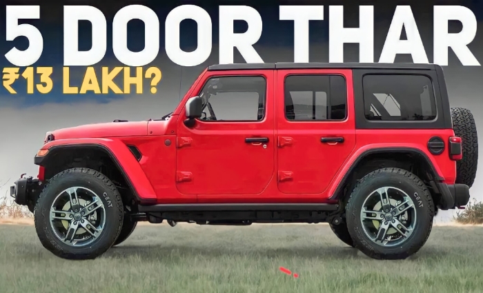 लोगों के दिलों पर राज करने आई मार्केट में Mahindra Thar 5 Door जानें कीमत और इसके शानदार फीचर्स!