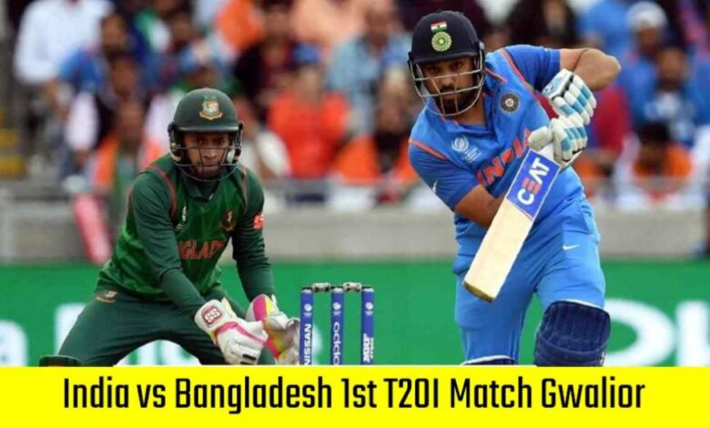 India vs Bangladesh 1st T20I