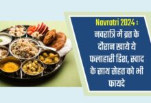 Navratri 2024 : नवरात्रि में व्रत के दौरान खाये ये फलाहारी डिश, स्वाद के साथ सेहत को भी फायदे