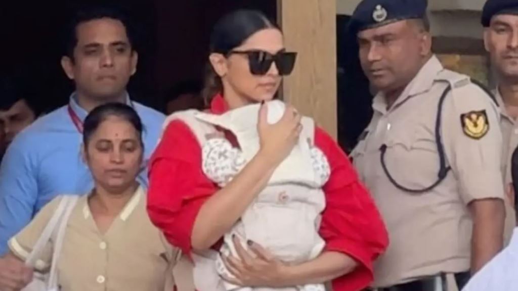 मुंबई एयरपोर्ट पर बेटी दुआ के साथ Deepika Padukone की पहली तस्वीर आई सामने!