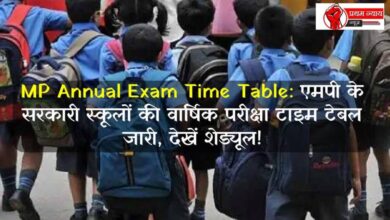 MP Annual Exam Time Table: एमपी के सरकारी स्कूलों की वार्षिक परीक्षा टाइम टेबल जारी, देखें शेड्यूल!