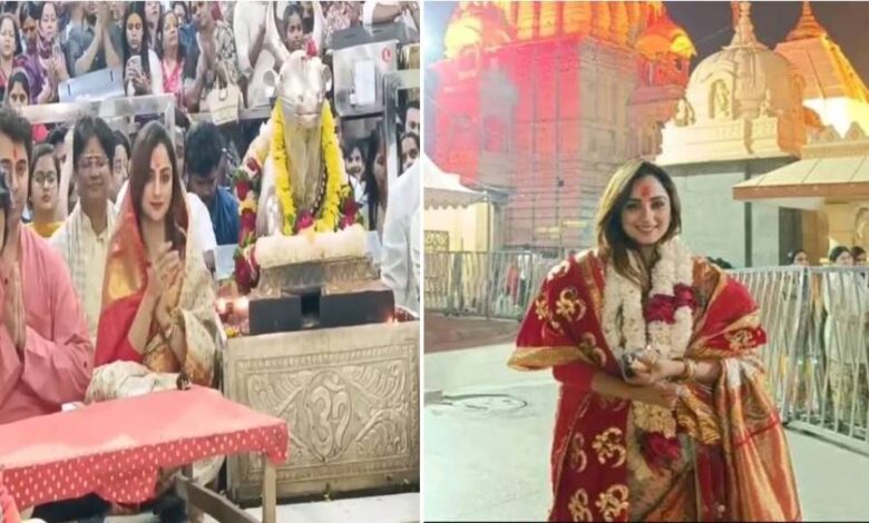 TV की 'मां सीता' ने महाकालेश्वर मंदिर पहुंचकर बाबा महाकाल के दर्शन किए, नंदी हॉल में बैठकर ध्यान लगाया TV की 'मां सीता' ने महाकालेश्वर मंदिर पहुंचकर बाबा महाकाल के दर्शन किए, नंदी हॉल में बैठकर ध्यान लगाया