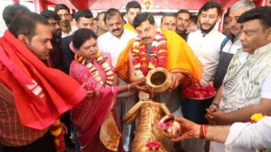 CM Mohan Yadav ने श्री अंगारेश्वर महादेव मंदिर में पूजा-अर्चना की