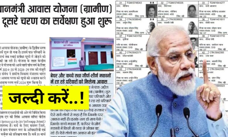 2025 में मिलेगा अपना घर! जानिए पीएम आवास योजना ग्रामीण सर्वे की पूरी जानकारी