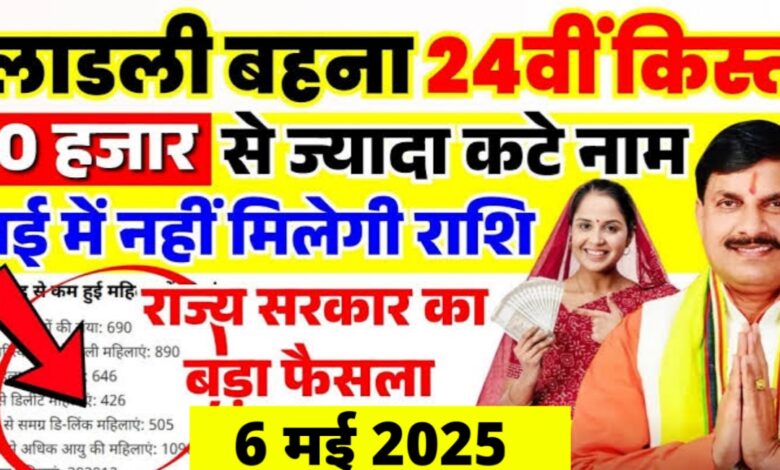 10 हजार से ज्यादा लाडली बहने योजना से बाहर, जानिए वजहें और नई पात्रता शर्तें 10 हजार से ज्यादा लाडली बहने योजना से बाहर, जानिए वजहें और नई पात्रता शर्तें