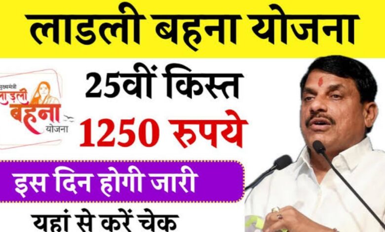 लाड़ली बहनों के चेहरे पर फिर खिलेगी खुशी, 13 जून को आएगी 25वीं किस्त लाड़ली बहनों के चेहरे पर फिर खिलेगी खुशी, 13 जून को आएगी 25वीं किस्त