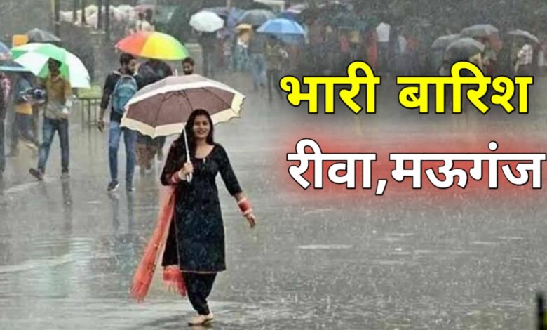 मध्यप्रदेश में जोरदार बारिश: मऊगंज से भोपाल तक मौसम का कहर, कई जिलों में अलर्ट