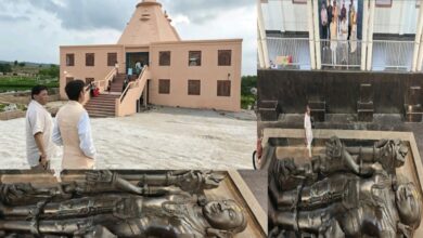 रीवा के गुढ़ में बनकर तैयार हुआ भव्य भैरव बाबा मंदिर, उपमुख्यमंत्री राजेंद्र शुक्ला ने लिया निर्माण कार्य का जायजा