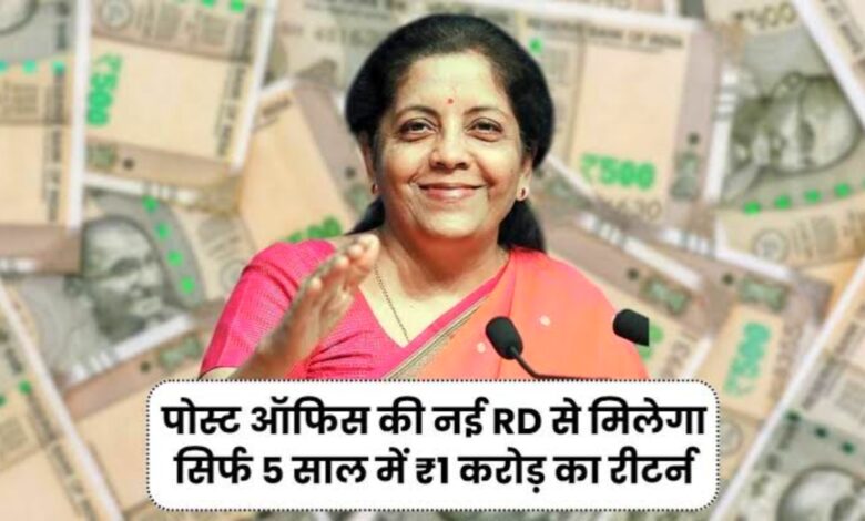पोस्ट ऑफिस आरडी योजना 2025: हर महीने की छोटी बचत से बनाएं बड़ा फंड पोस्ट ऑफिस आरडी योजना 2025: हर महीने की छोटी बचत से बनाएं बड़ा फंड