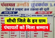 सीधी में पंचायत उन्नति कार्यशाला का भव्य आयोजन, 20 ग्राम पंचायतों को मिला सम्मान